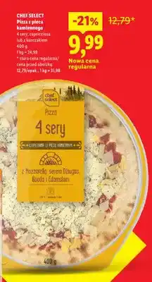 Lidl Pizza z pieca kamiennego 4 sery Chef Select oferta