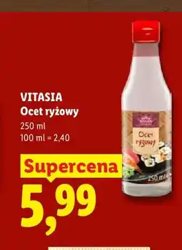 Lidl Ocet ryżowy Vitasia oferta