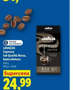 Lidl Kawa mielona Espresso Lavazza oferta