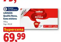 Lidl Kawa mielona Qualità Rossa Lavazza oferta