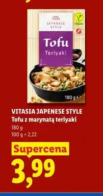 Lidl Tofu z marynatą teriyaki Japanese Style Vitasia oferta