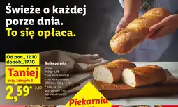 Lidl Bułka paryska oferta