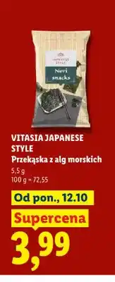 Lidl Przekąska z alg morskich Vitasia Japanese Style oferta