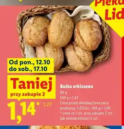 Lidl Bułka orkiszowa oferta