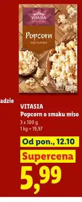 Lidl Popcorn o smaku miso Vitasia oferta