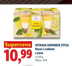 Lidl Deser z sokiem z yuzu Vitasia Japanese Style oferta