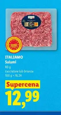 Lidl Salami brianza Italiamo oferta