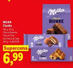 Lidl Ciastka Choco Brownie Milka oferta