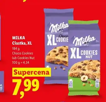 Ciastka XL Choco Cookies Milka