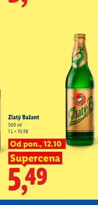 Lidl Piwo Zlatý Bažant oferta