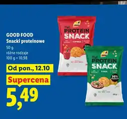 Lidl Snacki proteinowe papryka Good Food oferta