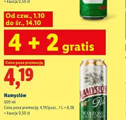 Lidl Piwo Namysłów oferta