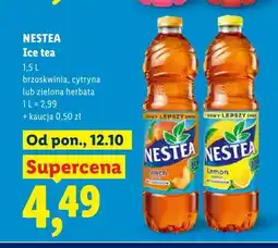 Lidl Ice tea brzoskwinia Nestea oferta
