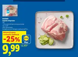 Lidl Łopatka wieprzowa Rzeźnik oferta