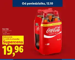 Lidl Napój gazowany Coca-Cola 4-pak oferta