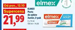 Lidl Pasta do zębów Junior 2-pak Elmex oferta