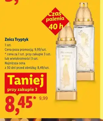 Lidl Znicz Tryptyk oferta