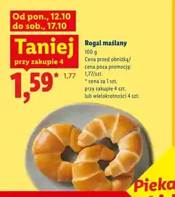 Lidl Rogal maślany oferta