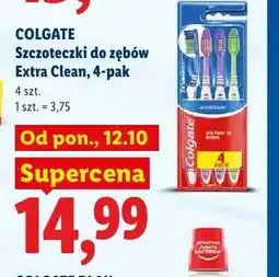 Lidl Szczoteczki do zębów Extra Clean 4-pak Colgate oferta