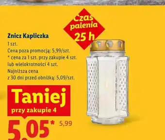 Lidl Znicz Kapliczka oferta
