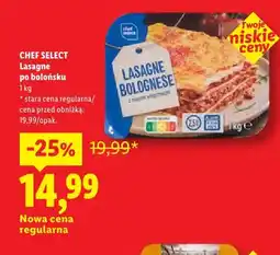 Lidl Lasagne po bolońsku Chef Select oferta