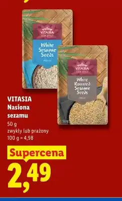 Lidl Nasiona sezamu zwykłe Vitasia oferta