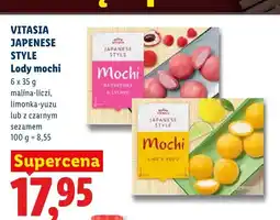 Lidl Lody mochi malina-liczi Vitasia Japanese Style oferta