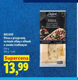 Lidl Pinsa z przyprawą na bazie oliwy z oliwek o smaku truflowym Deluxe oferta