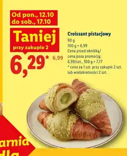 Lidl Croissant pistacjowy oferta