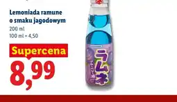 Lidl Lemoniada ramune o smaku jagodowym oferta