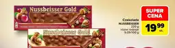 Carrefour Czekolada Nussbeisser Gold mleczna z całymi orzechami laskowymi i rodzynkami oferta