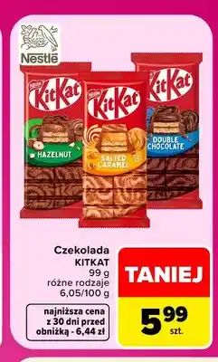Carrefour Czekolada KitKat Hazelnut oferta