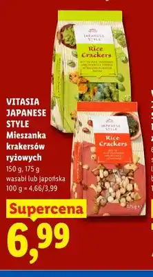 Lidl Mieszanka krakersów ryżowych wasabi Vitasia Japanese Style oferta
