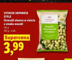 Lidl Orzeszki ziemne w cieście o smaku wasabi Vitasia Japanese Style oferta