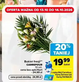 Carrefour Bukiet frezji Carrefour 10 szt oferta