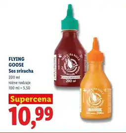 Lidl Sos sriracha Long Coriander Flying Goose oferta
