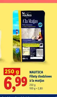 Lidl Filety śledziowe à la matjas Nautica oferta