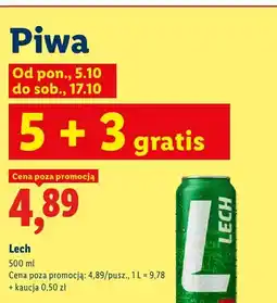 Lidl Piwo Lech oferta