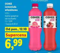 Lidl Lemoniada witaminowa malina-grejpfrut Oshee oferta