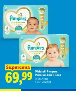 Lidl Pieluszki Pampers Premium Care 3 oferta