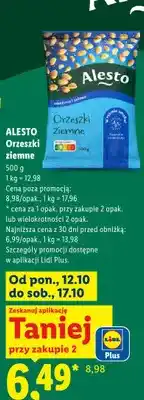 Lidl Orzeszki ziemne Alesto oferta