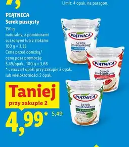 Lidl Serek puszysty naturalny Piątnica oferta