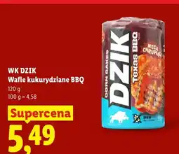 Lidl Wafle kukurydziane BBQ WK Dzik oferta