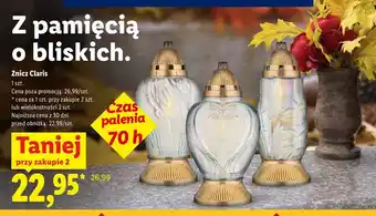 Lidl Znicz Claris oferta