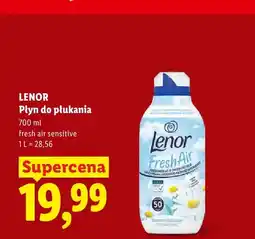 Lidl Płyn do płukania Fresh Air Sensitive Lenor oferta