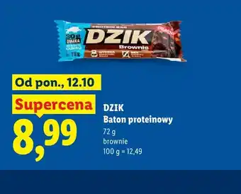Baton proteinowy brownie Dzik