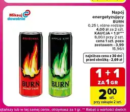 Carrefour Express Napój energetyzujący Burn Apple Kiwi oferta