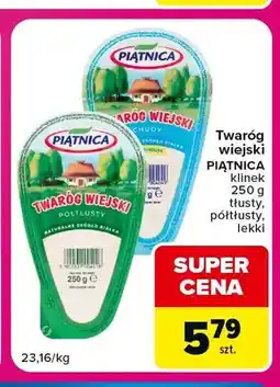 Carrefour Express Twaróg wiejski Piątnica klinek lekki oferta