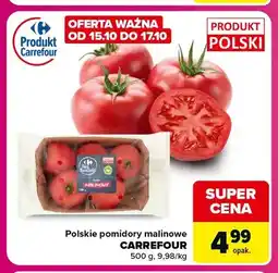 Carrefour Express Polskie pomidory malinowe Carrefour oferta