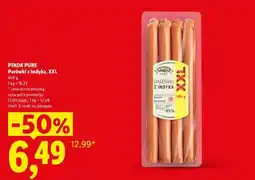 Lidl PIKOK PURE Parówki z indyka, XXL oferta